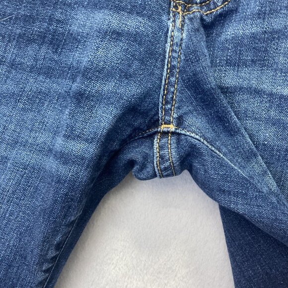 Abercrombie & Fitch Kennan Straight Jeans Mens 28x30 Dark Blue Stretch Denim - Picture 8 of 16